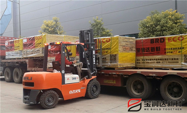 寶潤達(dá)周口巖棉一體板項目發(fā)貨